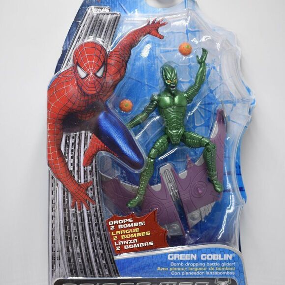 Spider-Man Movie 3 Green Goblin Pumpkin Bomb Battle Glider Factory New - Picture 1 of 9